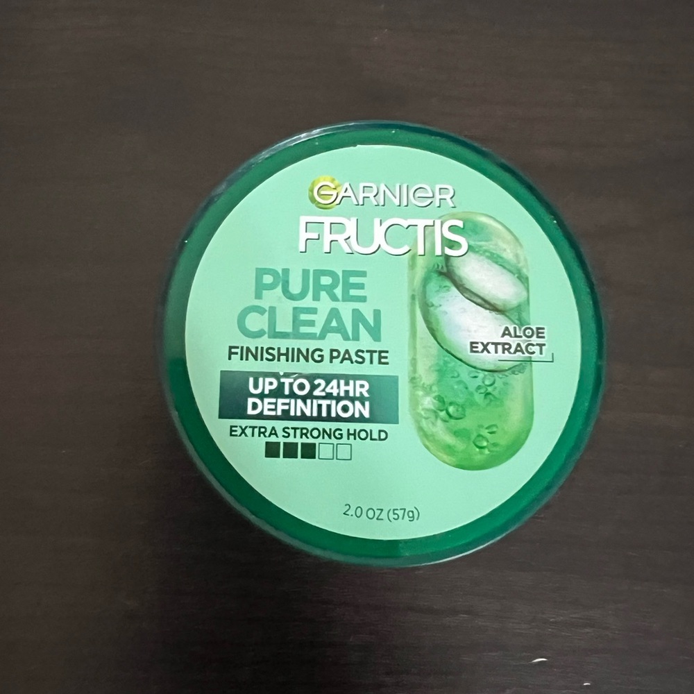 Garnier Fructis Pure Clean Finishing Paste, Extra Strong Hold, Aloe Extract